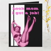 おもしろいな娘の母の日 カード (黄色い花)