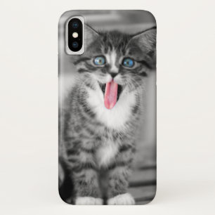 おもしろいな子ネコ iPhone X ケース