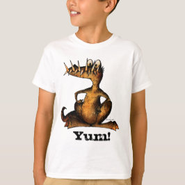 おもしろいな子供カスタムなモンスターのワニ Tシャツ