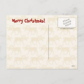 おもしろいな子犬のクリスマス、休日の郵便はがき シーズンポストカード (裏面)