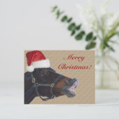 おもしろいな子馬のメリークリスマス シーズンポストカード (スタンド正面)
