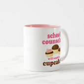 おもしろいな学校のカウンセラー ツートーンマグカップ (正面右)