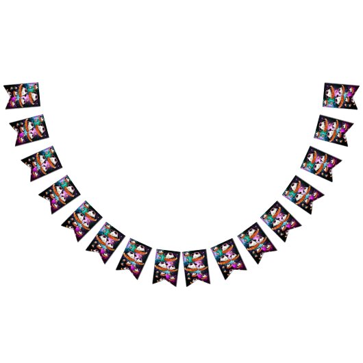 おもしろいな宇宙のモルモット バンティングフラッグ (全)