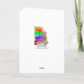 おもしろいな実験室の地質学の卒業生 カード (裏面)