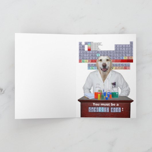 おもしろいな実験室化学卒業生 カード (内部)