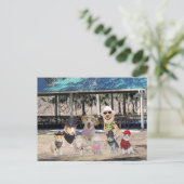 おもしろいな家族会 インビテーションポストカード (スタンド正面)