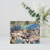 おもしろいな家族会 インビテーションポストカード (スタンド正面)