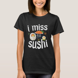 おもしろいな寿司の妊娠のベビーシャワーのマタニティシャツ Tシャツ