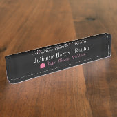 おもしろいな専門の不動産仲介業者 デスクネームプレート (側面)