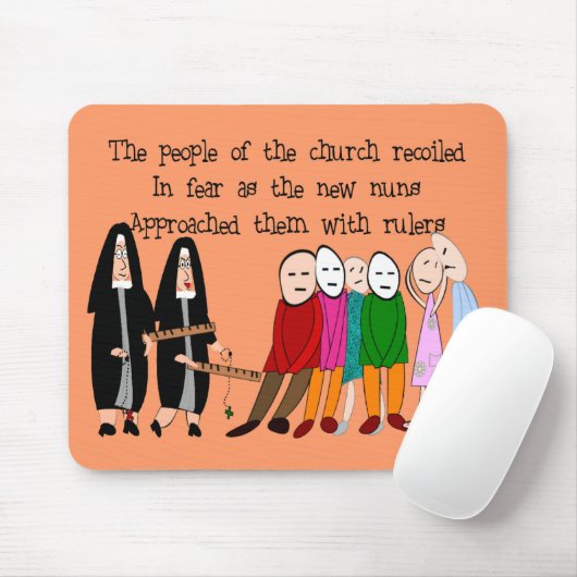 おもしろいな尼僧のカードおよびギフト マウスパッド (マウス)