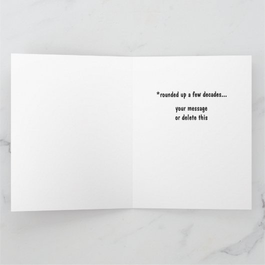 おもしろいな巨人の第39バースデー・カードのテンプレートはカスタマイズ カード (内部)