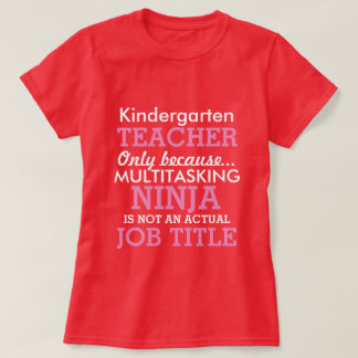 おもしろいな幼稚園の学校教師の感謝 Tシャツ
