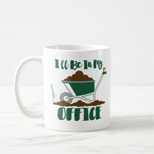 おもしろいな庭師のコーヒー・マグ コーヒーマグカップ (左)
