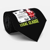 おもしろいな弁護士のギフト法的サンタクロース ネクタイ (ロール)