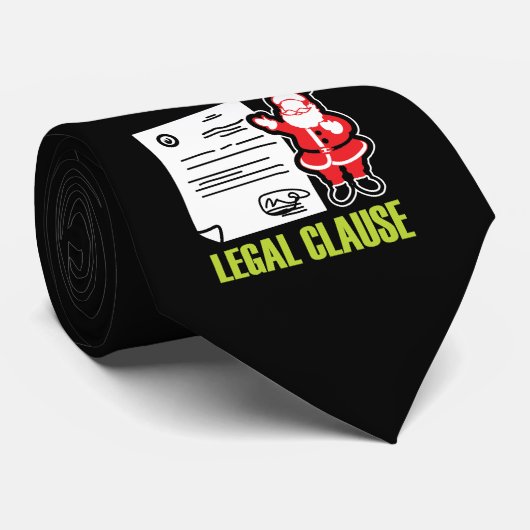 おもしろいな弁護士のギフト法的サンタクロース ネクタイ (ロール)