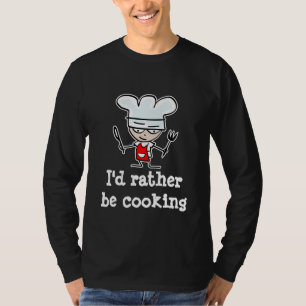 おもしろいな引用文と男性へ料理のワイシャツ Tシャツ
