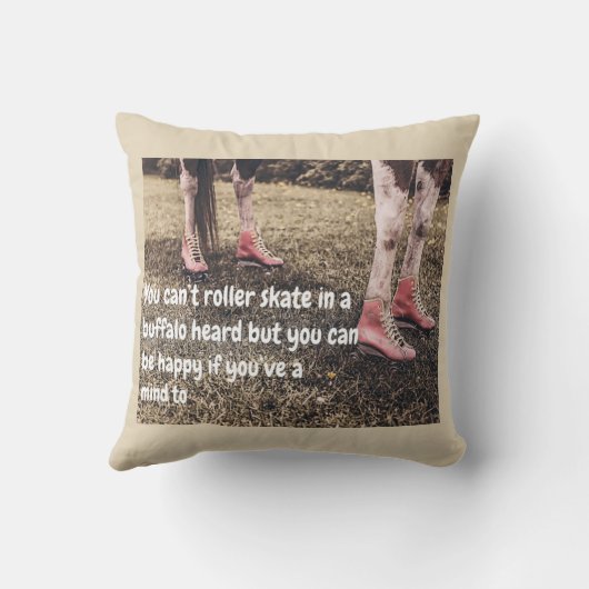 おもしろいな引用文のかわいいイメージのおもしろいな牛ミーム クッション (裏面)