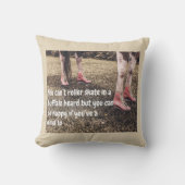 おもしろいな引用文のかわいいイメージのおもしろいな牛ミーム クッション (正面)