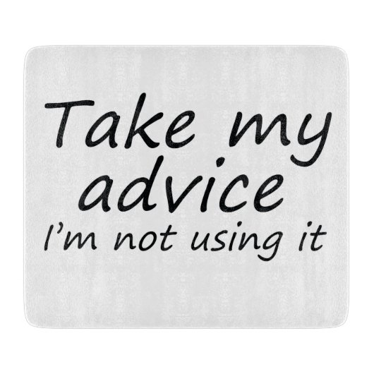 おもしろいな引用文のまな板の冗談の台所家のギフト カッティングボード (正面)