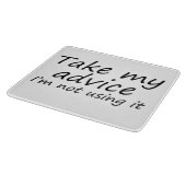 おもしろいな引用文のまな板の冗談の台所家のギフト カッティングボード (角)