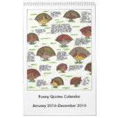 おもしろいな引用文のカレンダー2016年 カレンダー (カバー)