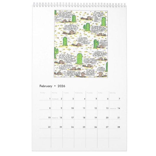 おもしろいな引用文のカレンダー2016年 カレンダー (2月 2026)