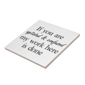 おもしろいな引用文のギフトのユニークなギフトのアイディアは冗談に調子を合わせます タイル (側面)