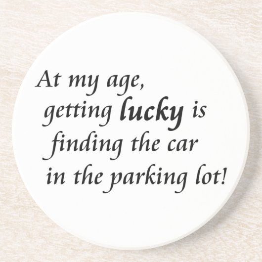 おもしろいな引用文のギフトのユニークなコースターの冗談のギフトのアイディア コースター (正面)