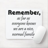 おもしろいな引用文のギフト家族の冗談のユーモアのmousepads マウスパッド (マウス)