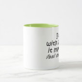 おもしろいな引用文のコーヒーカップのユニークなギフトのアイディアのギフト マグカップ (中央)