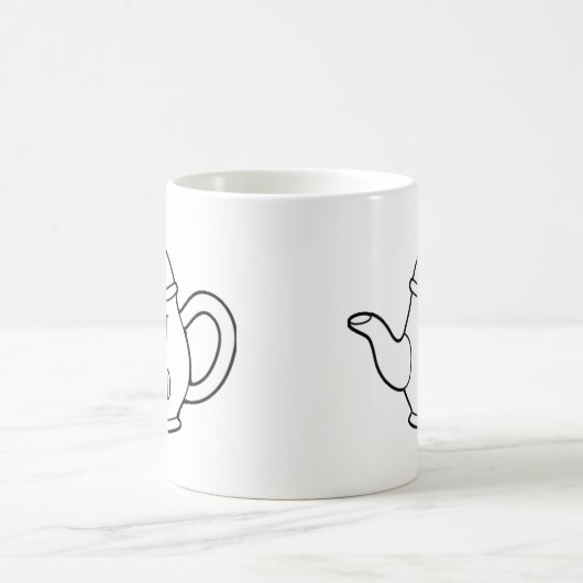 おもしろいな引用文のポットの頭部のマグ コーヒーマグカップ (中央)