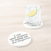 おもしろいな引用文のユニークな誕生日プレゼントのユーモアの冗談 コースター (側面)