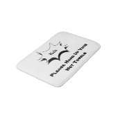 おもしろいな引用文の子供はあなたのタオルのカスタム色を切ります バスマット (アングル)