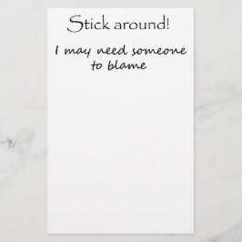 おもしろいな引用文の静止したギフトの誕生日プレゼントのアイディア 便箋