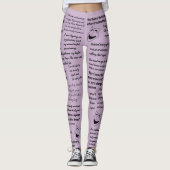 おもしろいな引用文-それをカスタマイズ-ヨガ レギンス (正面)