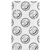 おもしろいな引用文-禿げた人は日毛の悪化しません スモールペーパーバッグ (正面)