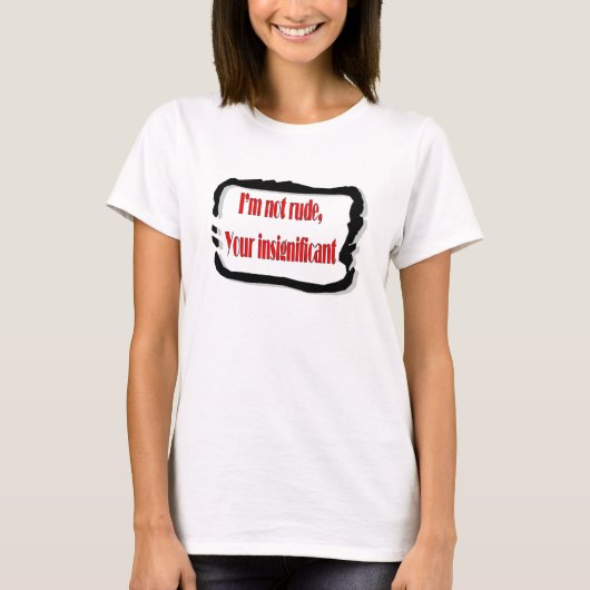 おもしろいな引用文 Tシャツ (正面)