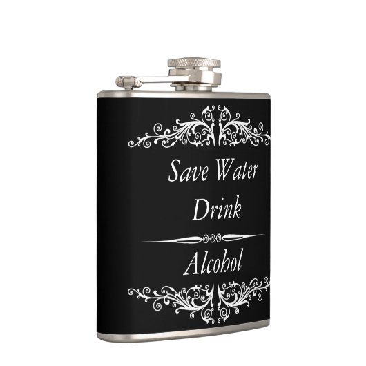 おもしろいな引用語句、飲む引用文 フラスク (右)