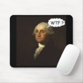 おもしろいな彼の墓で回っているジョージ・ワシントン マウスパッド (マウス)