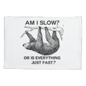 おもしろいな怠惰は私遅れますですか。 枕カバー (裏面)