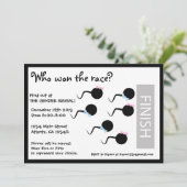 おもしろいな性はパーティの招待状-精液の競争--を明らかにします 招待状 (スタンド正面)