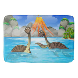 おもしろいな恐竜のバス・マット バスマット