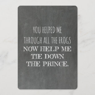 おもしろいな意志私の新婦付添人です 招待状