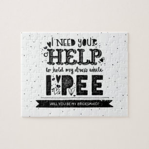 おもしろいな意志私の新婦付添人の提案です ジグソーパズル