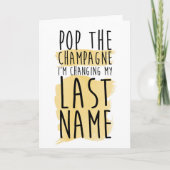 おもしろいな意志私の新婦付添人カードです 招待状 (正面)