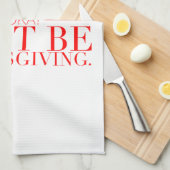 おもしろいな感謝祭タオル キッチンタオル (四つ折り)