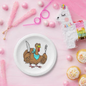 おもしろいな感謝祭トルコ ペーパープレート (パーティー)