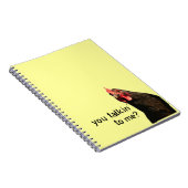 おもしろいな態度の鶏 ノートブック (右側)