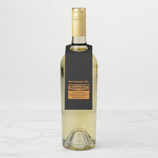 おもしろいな手製のワイン・ボトルのハンガー ボトルネックタグ (ボトル)