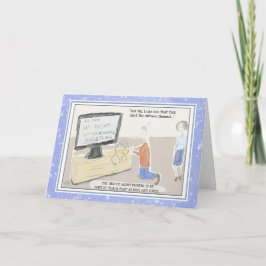 おもしろいな技術のバースデー・カード: "プラグ及び演劇" カード